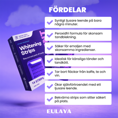 Eulaya™ Lila Tandblekningsremsor